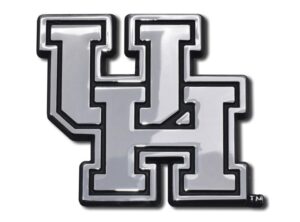 University of Houston Chrome Car Emblem