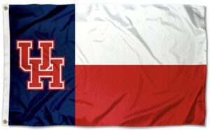 University of Houston Texas State Style 3x5 Flag