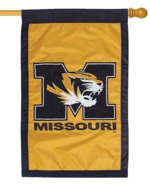 University of Missouri Applique House Flag