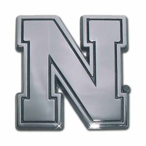 University of Nebraska Iron N Chrome Car Emblem