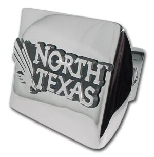 University of North Texas Shiny Chrome Hitch Cover