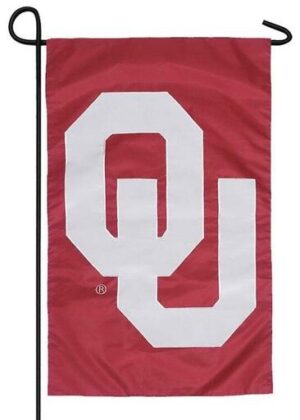 University of Oklahoma OU Applique Garden Flag