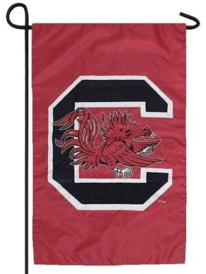 University of South Carolina Gamecocks Applique Garden Flag