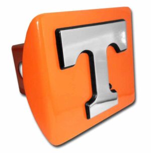 University of Tennessee Chrome T Orange Hitch Cover