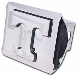 University of Tennessee Chrome T Shiny Chrome Hitch Cover