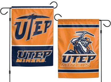 University of Texas El Paso Miners 2-Sided Garden Flag