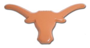 University of Texas Longhorn Orange Car Emblem