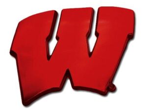 University of Wisconsin Red Car Emblem