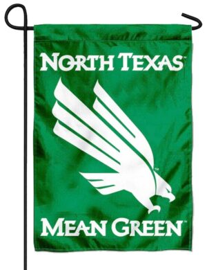 UNT Mean Green Eagle Double Sided Garden Flag