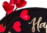Valentine's Day Floral Decorative Door Hanger