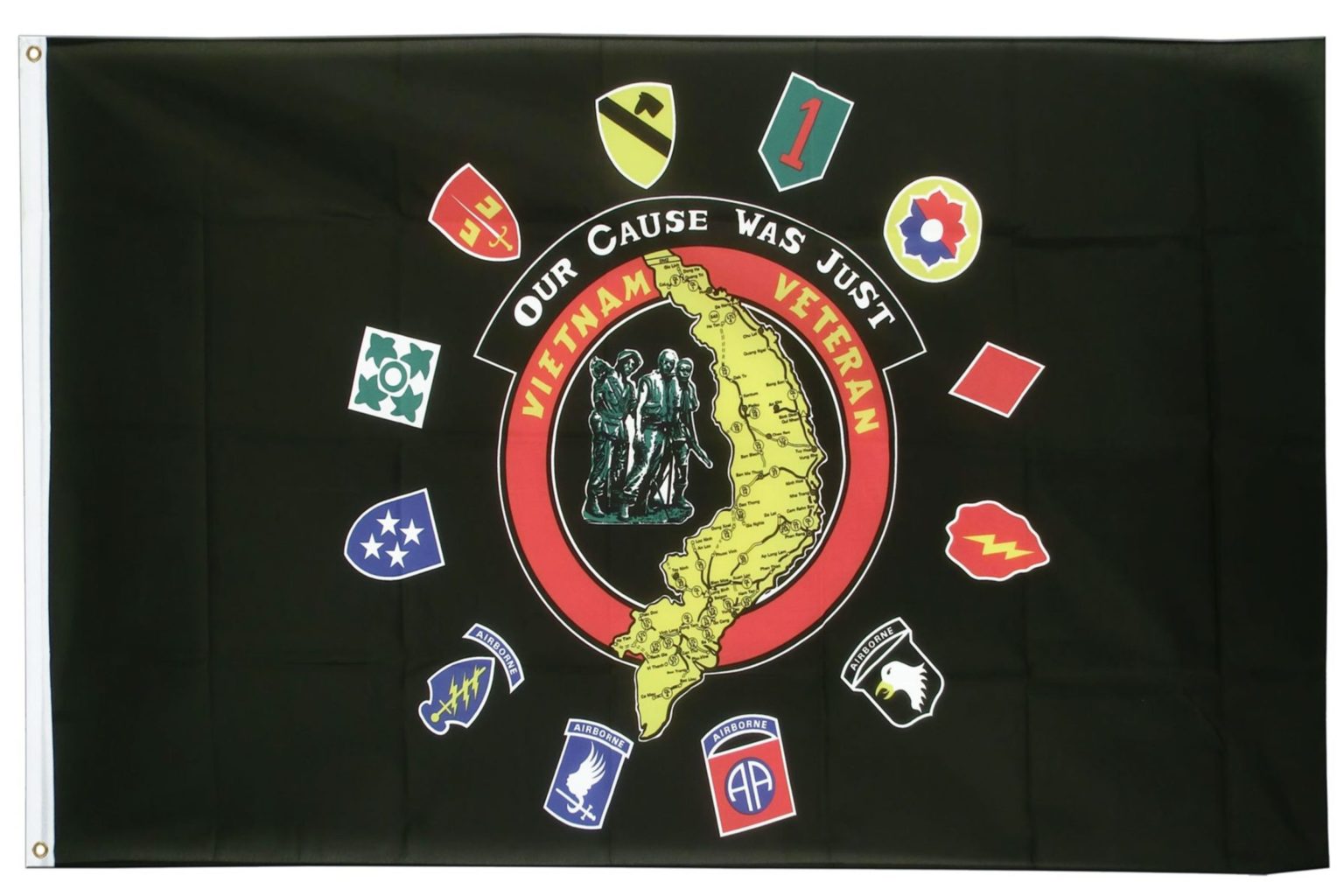 Vietnam Veteran Black 3×5 Flag - I AmEricas Flags