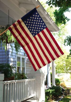 Vintage Antique Sewn Nylon American House Flag