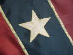 Vintage Antiqued Sewn Nylon 3x5 Confederate Battle Flag