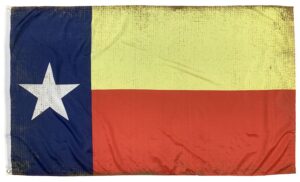 Vintage Antiqued Texas 3x5 Flag - On Sale!