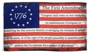 Vintage Betsy Ross 1st Amendment 3x5 Flag