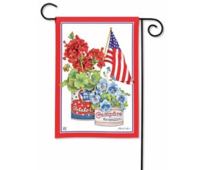 Vintage Patriotic Garden Flag