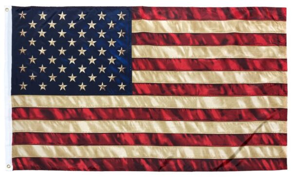 Vintage Waving American 3x5 Flag - Printed