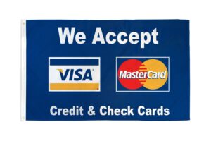 Visa Mastercard 3x5 Flag