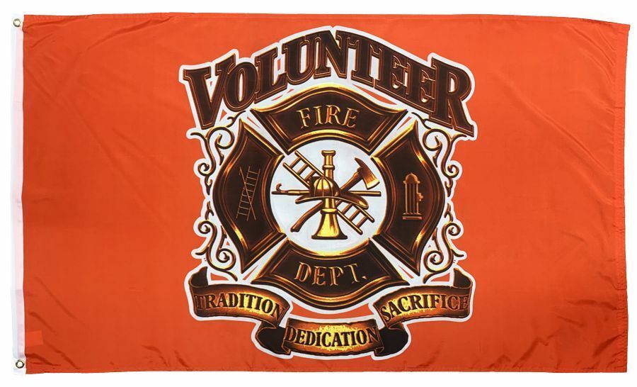 Volunteer Fire Department 3×5 Flag I AmEricas Flags