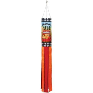 Welcome Fall Red Truck Windsock