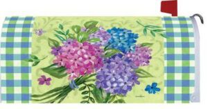 Welcome Hydrangea Bouquet Mailbox Cover