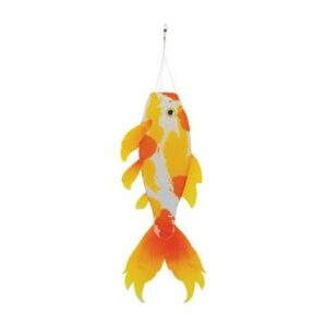 Yellow Koi Fish Windsock
