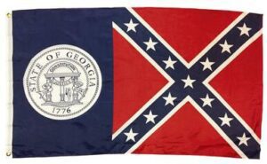 1956 Georgia State 3x5 Flag - Printed