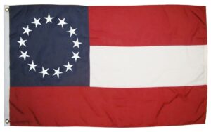 1st National Confederate 13 Star Flags - 2-Ply Polyester