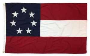 1st National Confederate 7 Star Flags - Sewn Cotton
