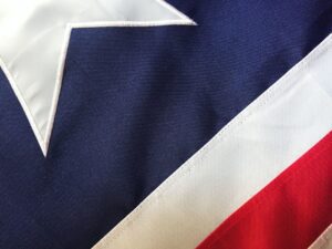 1st Texas Navy Flag 3x5 2-Ply Polyester Detail