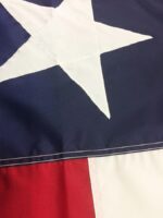 2.5' x 4' Texas House Flag with Pole Sleeve Sewn Nylon