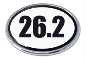 26.2 Marathon Chrome Car Emblem