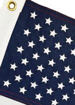 American 2-Ply Polyester 12x18 Boat Flag Detail 1