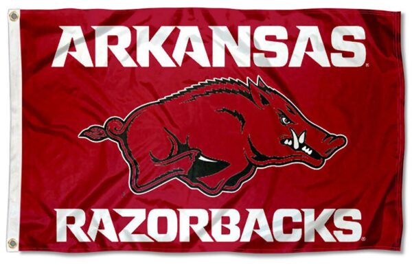 Arkansas Razorbacks Running Hog 3x5 Flag
