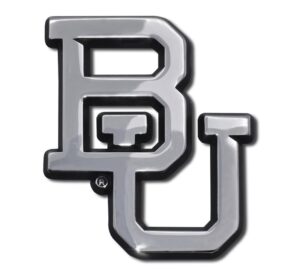 Baylor University BU Chrome Car Emblem