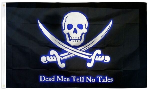 Dead Men Tell No Tales 2x3 Flag