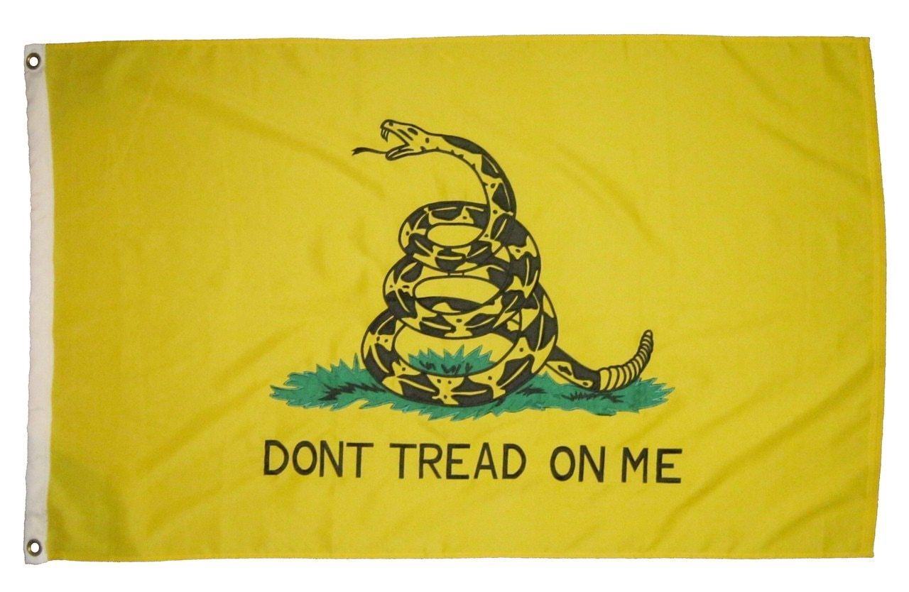 Gadsden Don’t Tread on Me Flags – 2-Ply Polyester - I AmEricas Flags