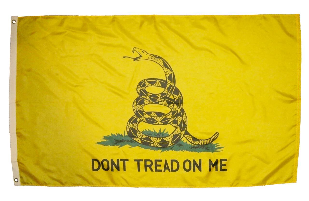 Gadsden Don’t Tread On Me Flags Printed I AmEricas Flags
