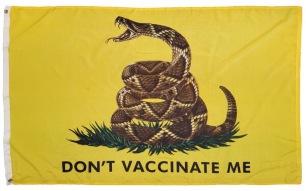 Gadsden Don't Vaccinate Me 3x5 Flag