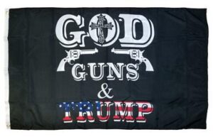 God Guns and Trump 3x5 Flag