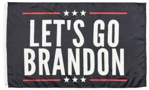 Let's Go Brandon Black 3x5 Flag