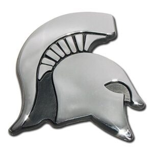 Michigan State University Spartan Chrome Car Emblem