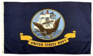 Navy 2-Ply Polyester Flags - Made in the USA