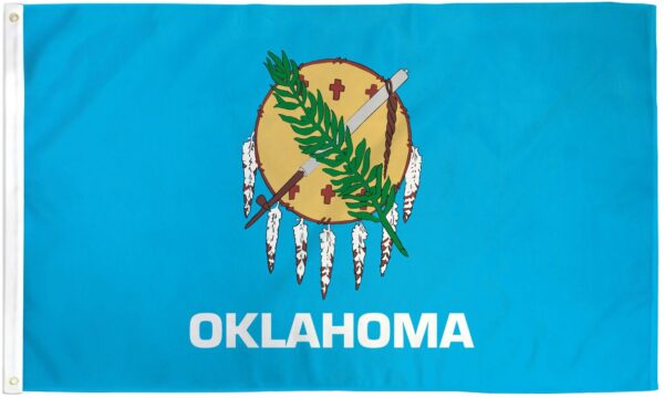Oklahoma State 3x5 Flag - 150 Denier Nylon
