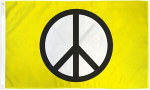 Peace Sign 3x5 Flag