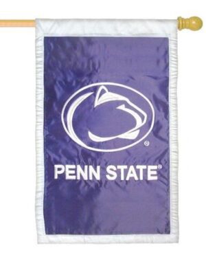 Penn State University Applique House Flag