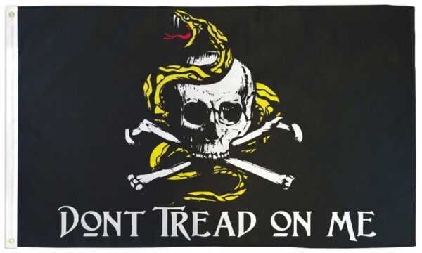Pirate Don't Tread On Me 3x5 Flag