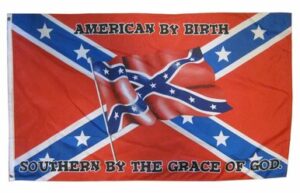 Rebel Southern by the Grace of God 3x5 Flag