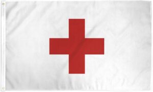 Red Cross 3x5 Flag