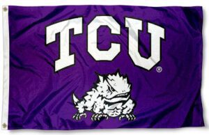TCU Horned Frogs Logo 3x5 Flag